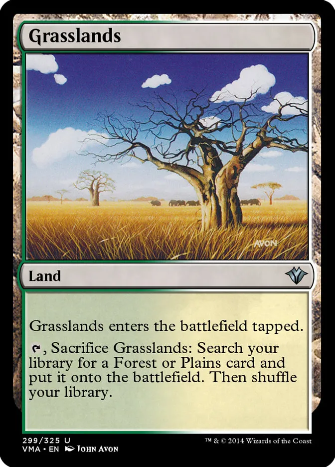 2014 Vintage Masters Grasslands uncommon #299 unlisted card image