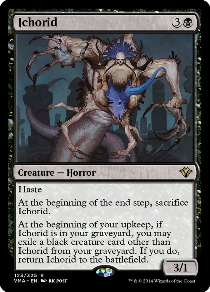 2014 Vintage Masters Ichorid rare #123 unlisted card image