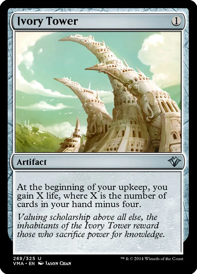 2014 Vintage Masters Ivory Tower uncommon #269 unlisted card image
