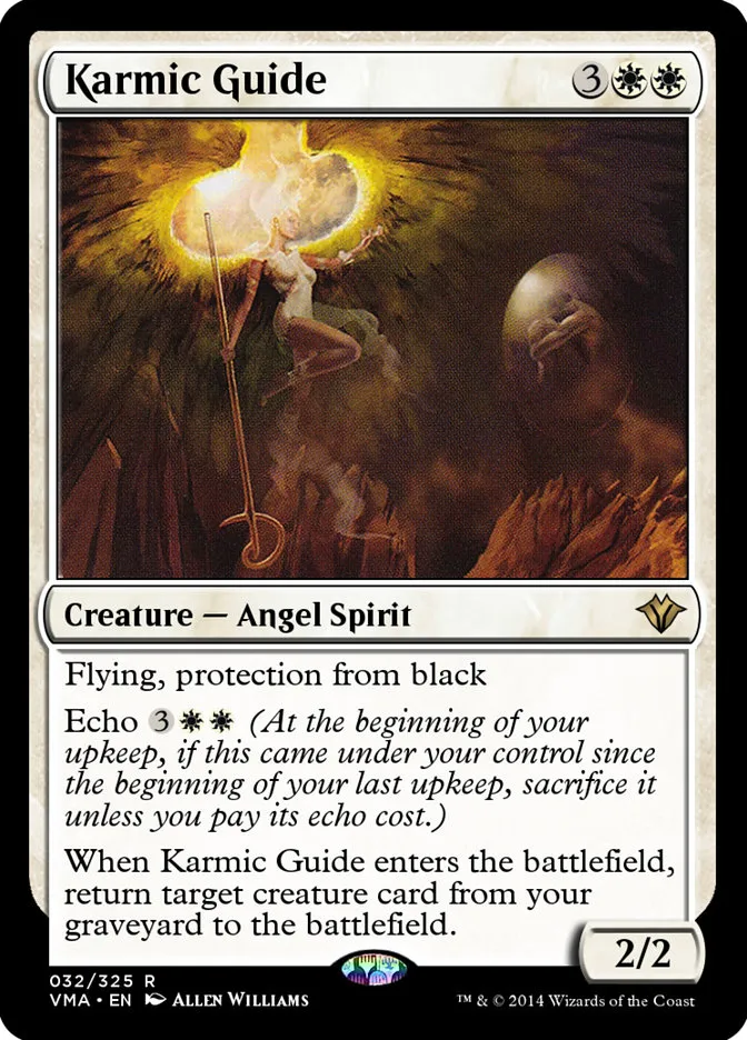 2014 Vintage Masters Karmic Guide rare #32 unlisted card image