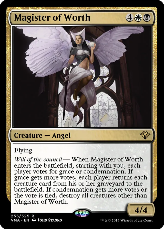 2014 Vintage Masters Magister of Worth rare #255 unlisted card image