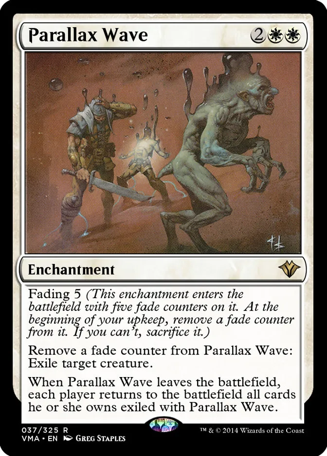 2014 Vintage Masters Parallax Wave rare #37 unlisted card image