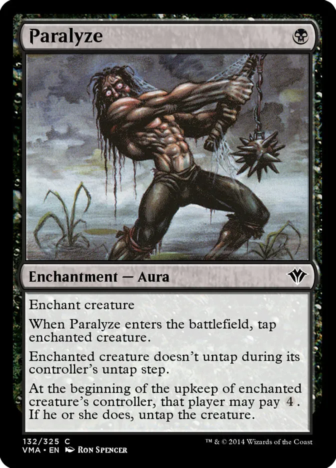 2014 Vintage Masters Paralyze common #132 unlisted card image