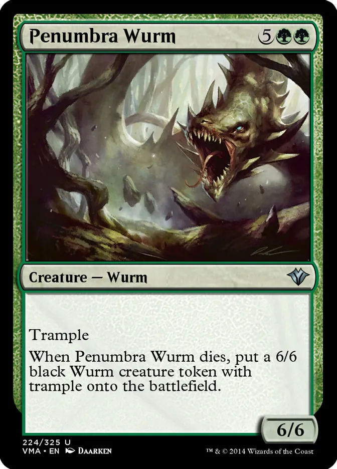 2014 Vintage Masters Penumbra Wurm uncommon #224 unlisted card image