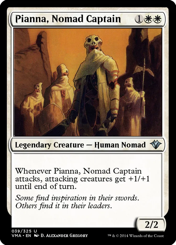 2014 Vintage Masters Pianna, Nomad Captain uncommon #39 unlisted card image