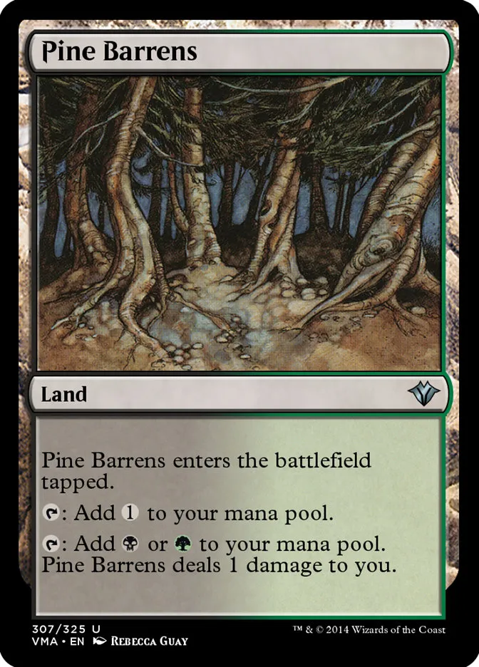 2014 Vintage Masters Pine Barrens uncommon #307 unlisted card image