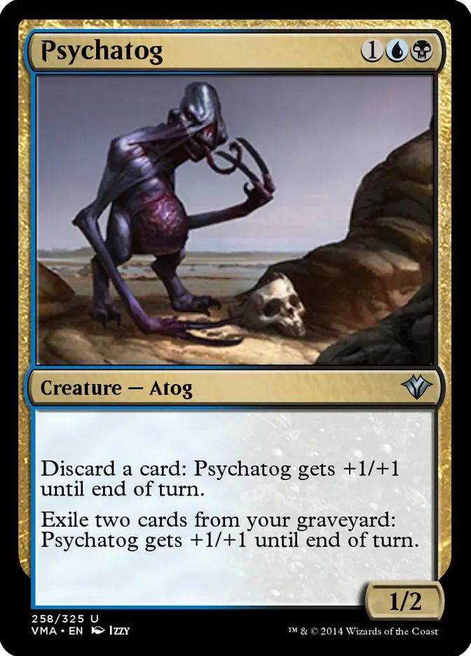 2014 Vintage Masters Psychatog uncommon #258 unlisted card image