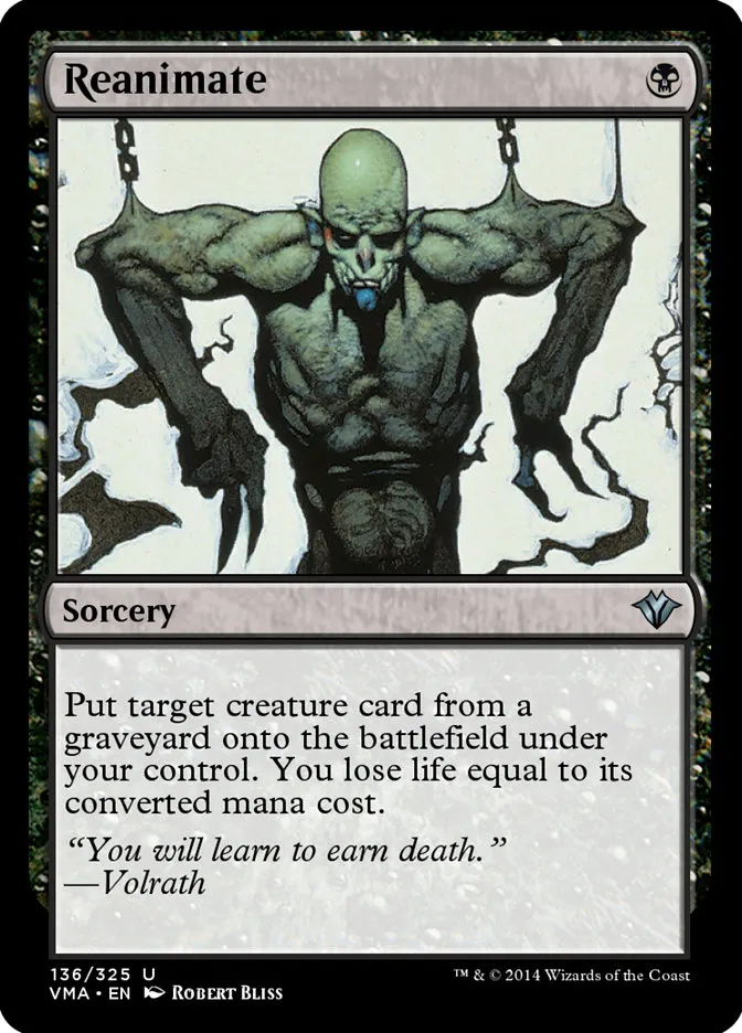 2014 Vintage Masters Reanimate uncommon #136 unlisted card image