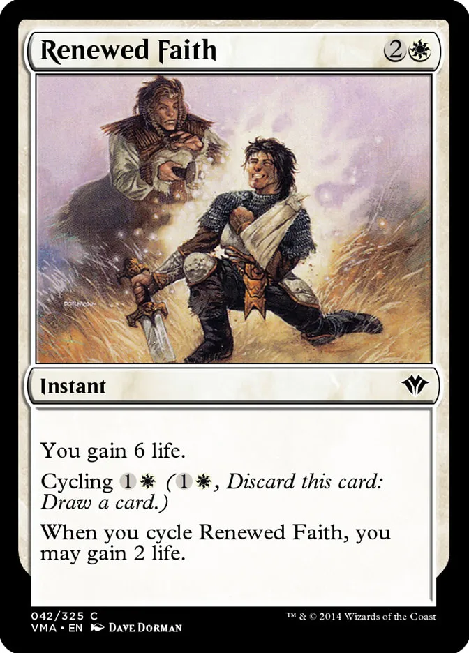 2014 Vintage Masters Renewed Faith common #42 unlisted card image