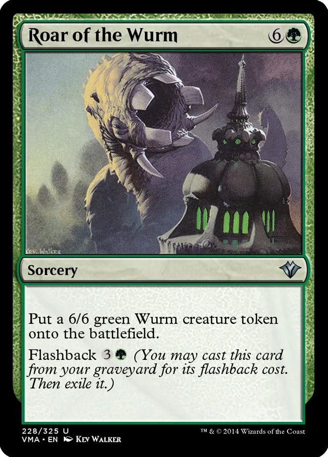 2014 Vintage Masters Roar of the Wurm uncommon #228 unlisted card image