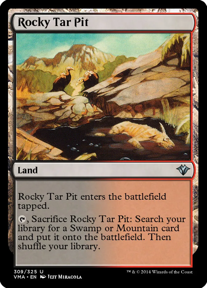 2014 Vintage Masters Rocky Tar Pit uncommon #309 unlisted card image
