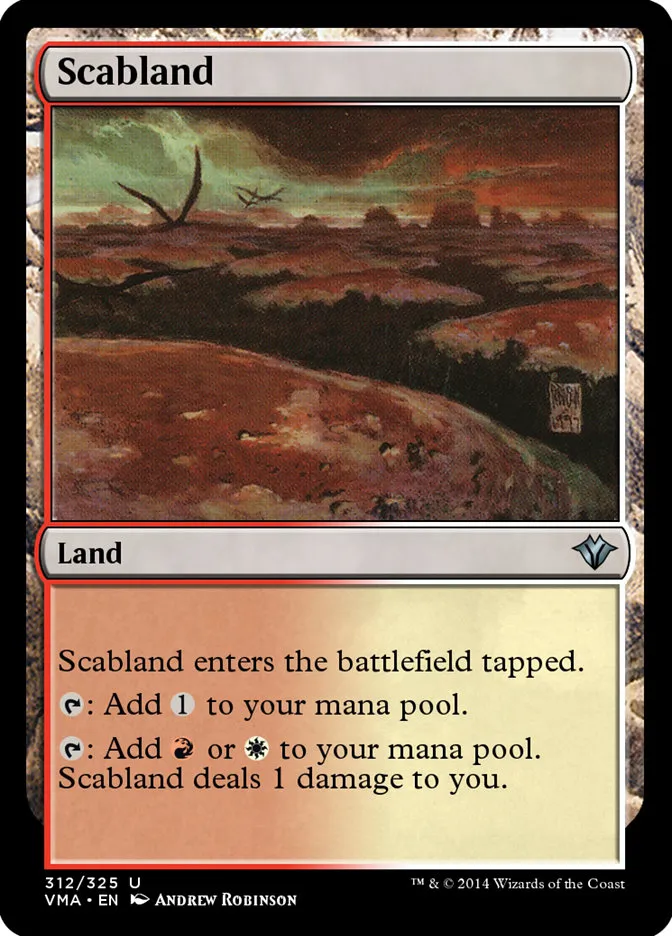 2014 Vintage Masters Scabland uncommon #312 unlisted card image