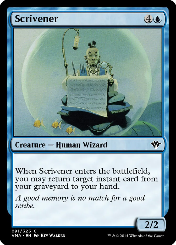 2014 Vintage Masters Scrivener common #91 unlisted card image