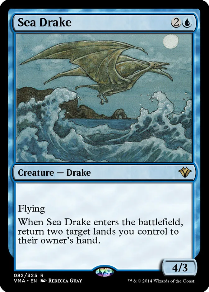 2014 Vintage Masters Sea Drake rare #92 unlisted card image