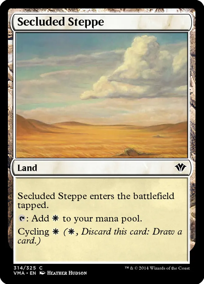 2014 Vintage Masters Secluded Steppe common #314 unlisted card image