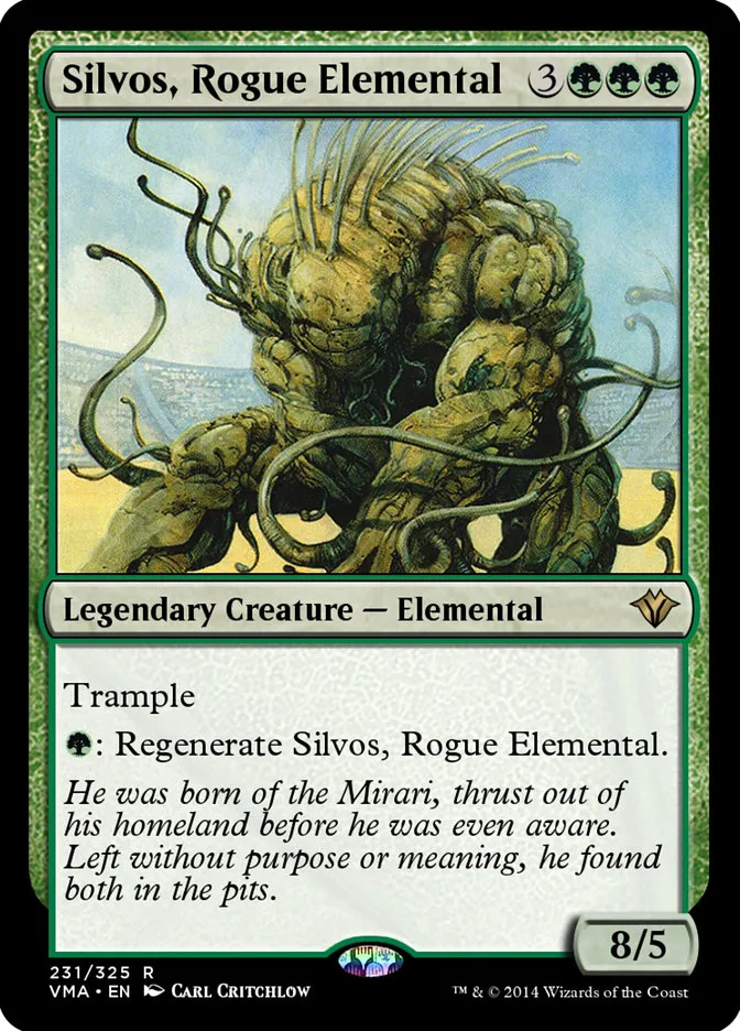 2014 Vintage Masters Silvos, Rogue Elemental rare #231 unlisted card image