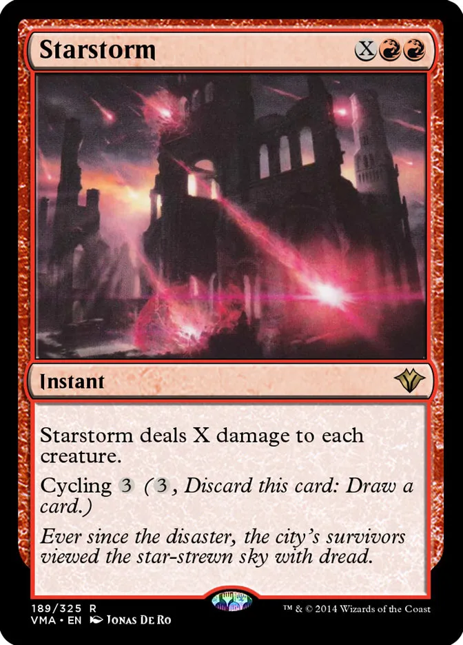 2014 Vintage Masters Starstorm rare #189 unlisted card image