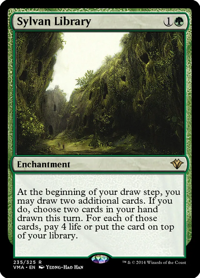 2014 Vintage Masters Sylvan Library rare #235 unlisted card image