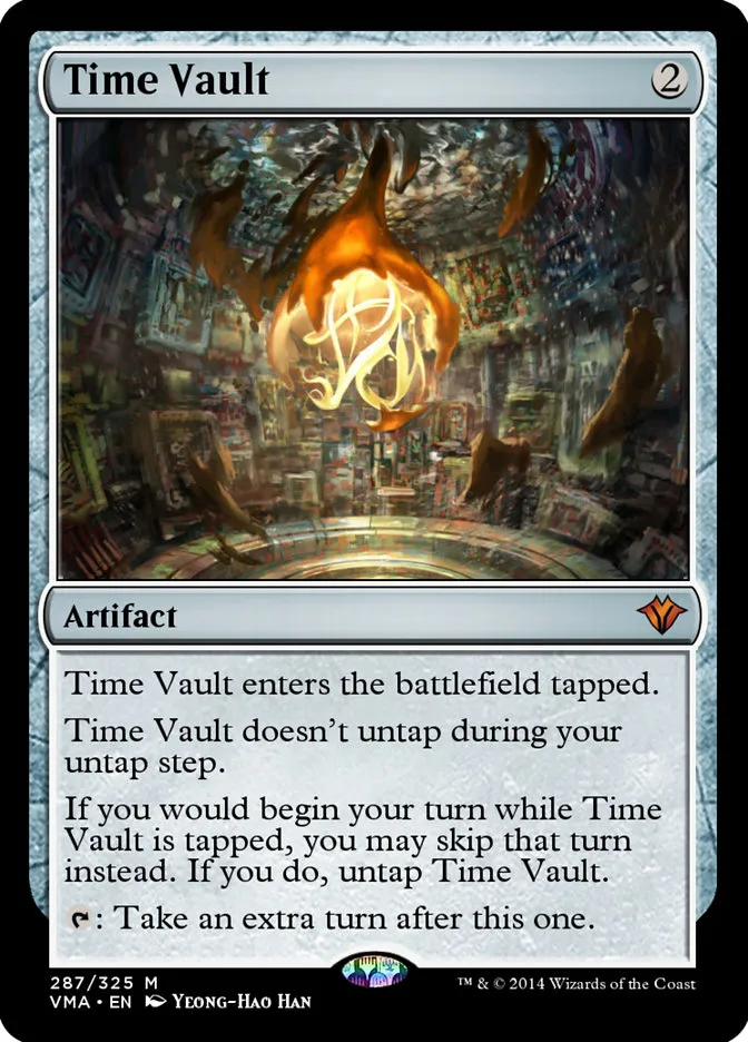 2014 Vintage Masters Time Vault mythic #287 unlisted card image