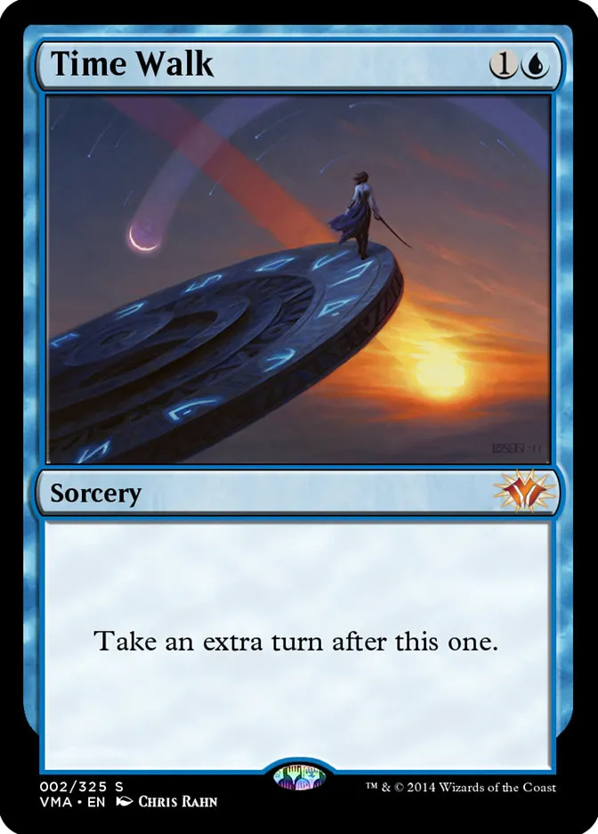 2014 Vintage Masters Time Walk bonus #2 unlisted card image