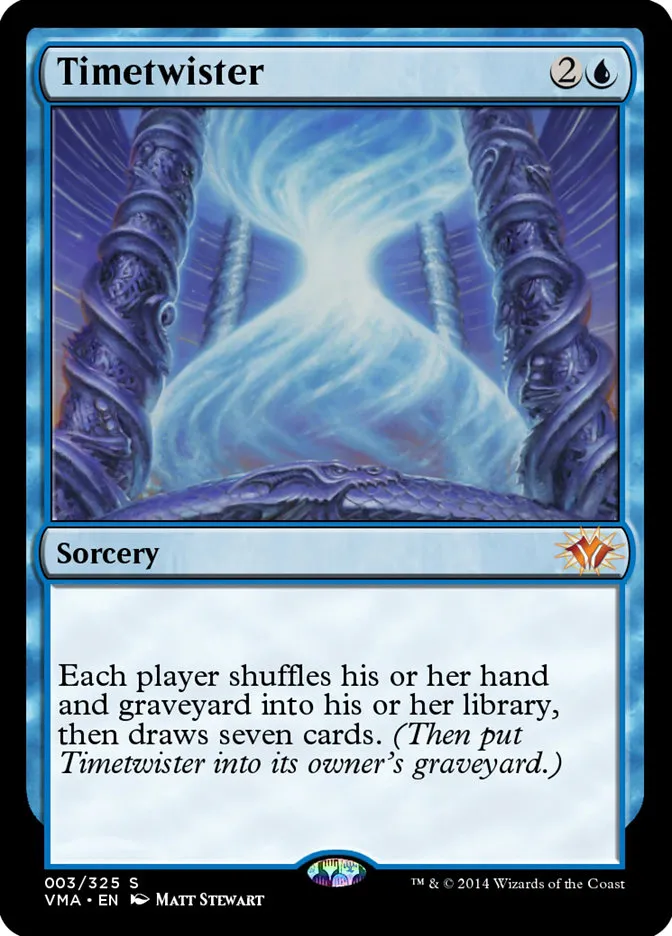 2014 Vintage Masters Timetwister bonus #3 unlisted card image