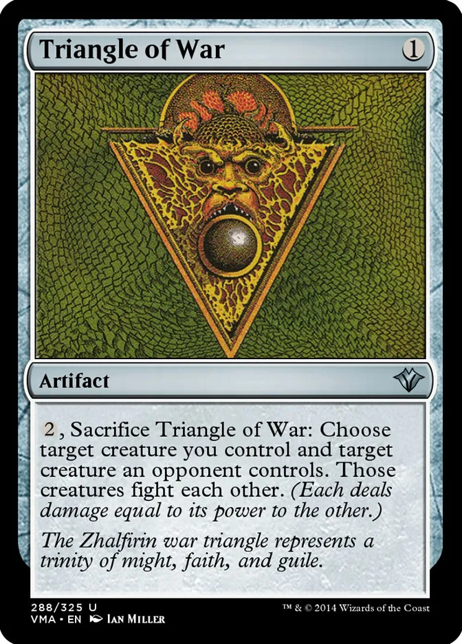 2014 Vintage Masters Triangle of War uncommon #288 unlisted card image