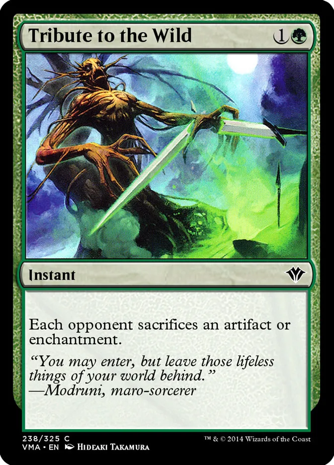 2014 Vintage Masters Tribute to the Wild common #238 unlisted card image