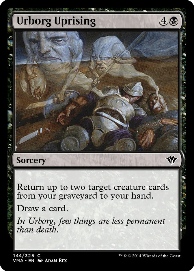 2014 Vintage Masters Urborg Uprising common #144 unlisted card image