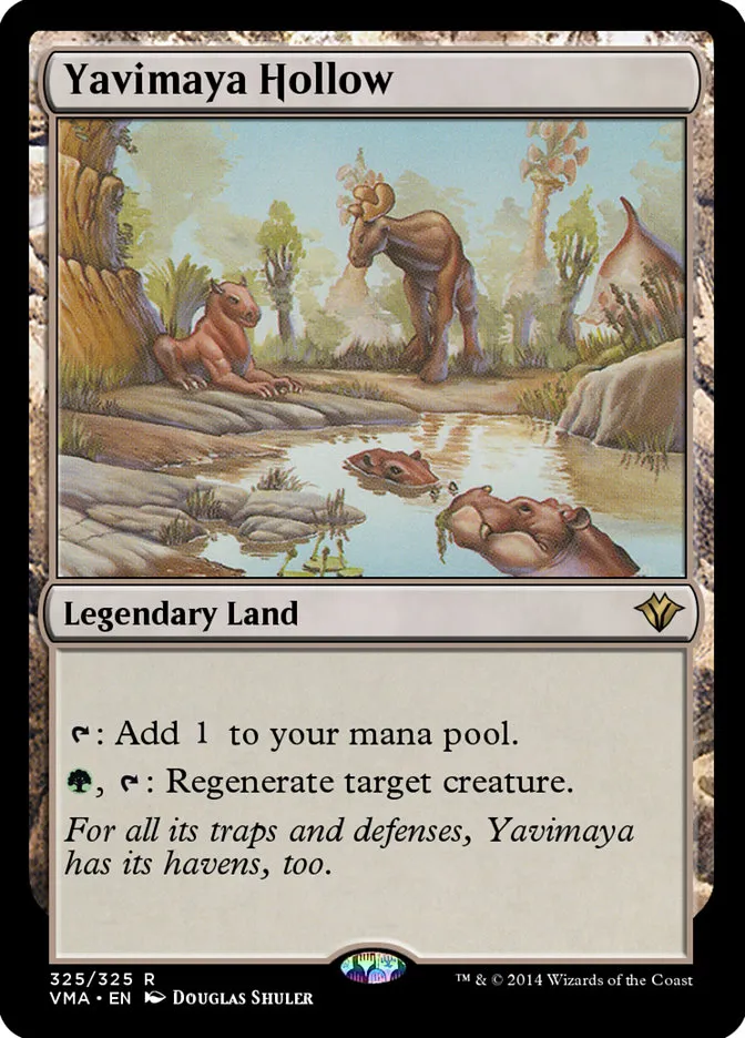 2014 Vintage Masters Yavimaya Hollow rare #325 unlisted card image