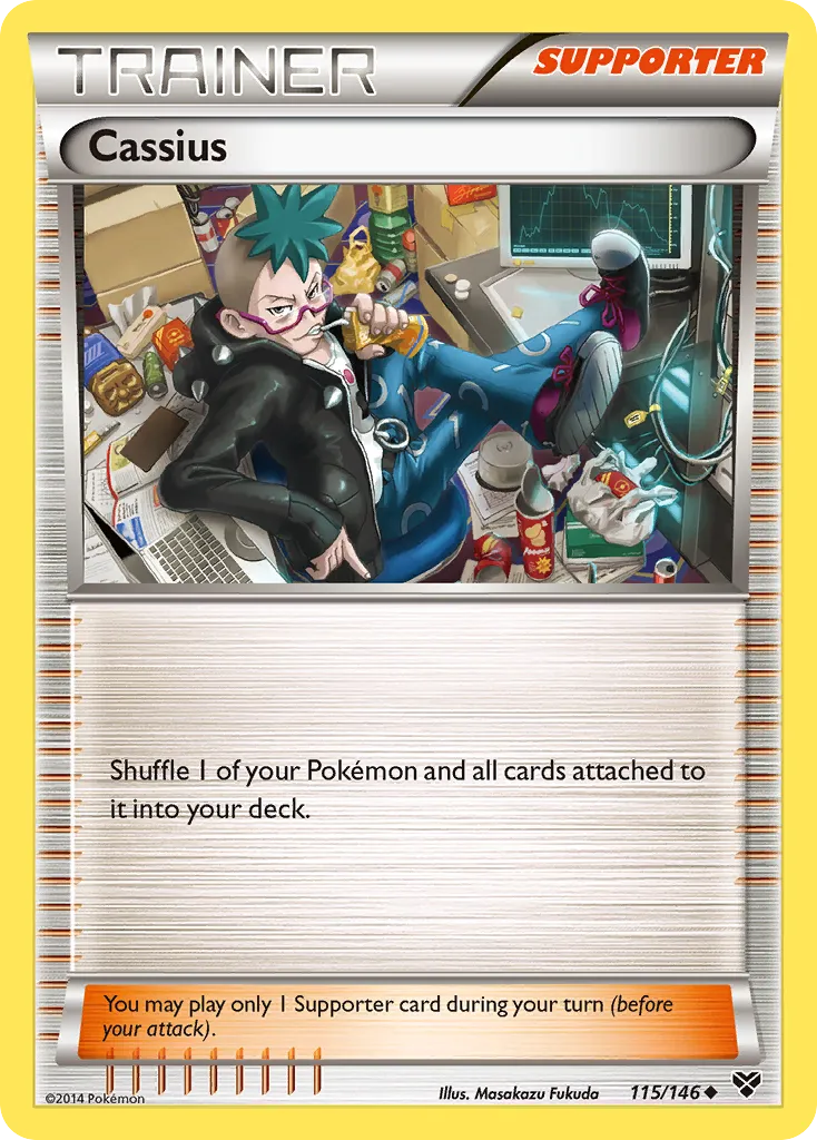2014 XY Cassius Uncommon #115/146 Uncommon card image