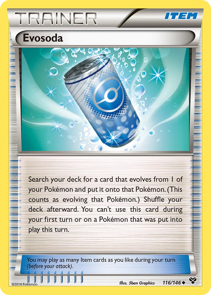 2014 XY Evosoda Uncommon #116/146 Uncommon card image