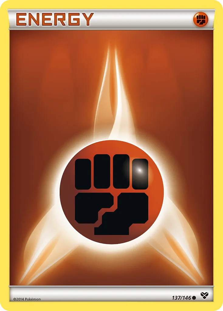 2014 XY Fighting Energy #137/146 Common card image