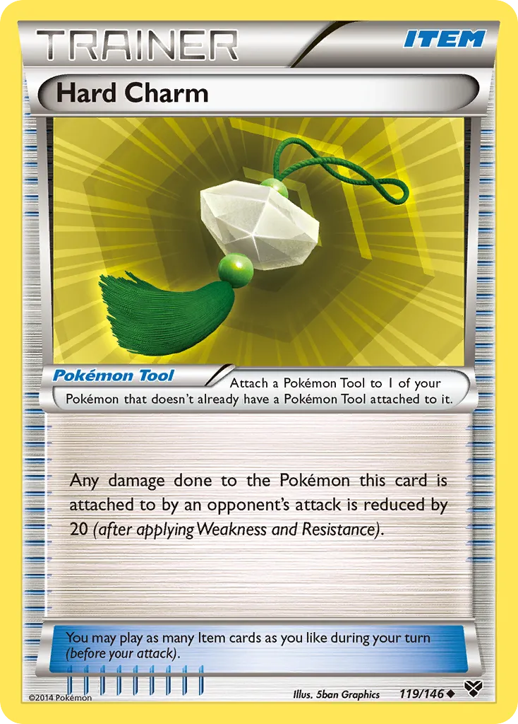 2014 XY Hard Charm Uncommon #119/146 Uncommon card image