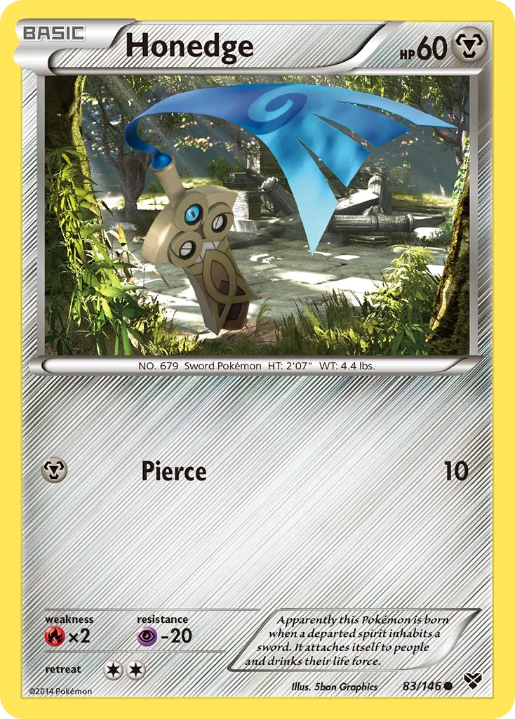 2014 XY Honedge #083/146 Common card image