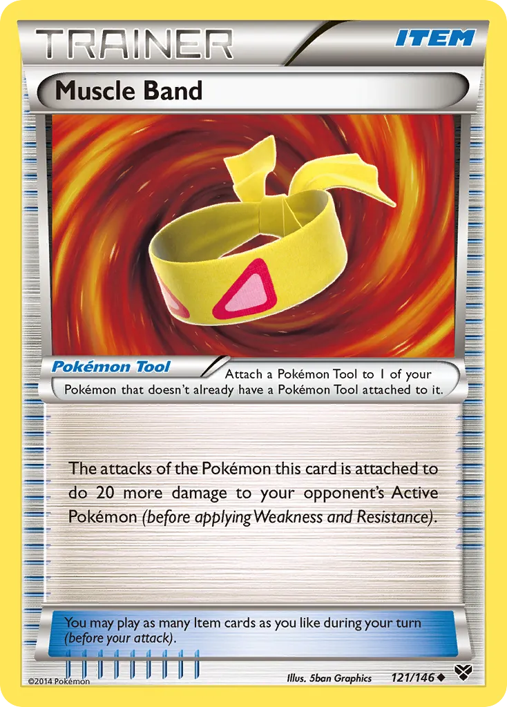 2014 XY Muscle Band #121/146 Uncommon card image