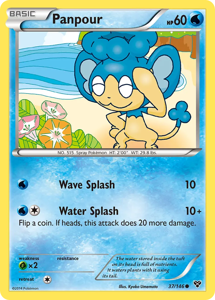2014 XY Panpour Common #037/146 Common card image