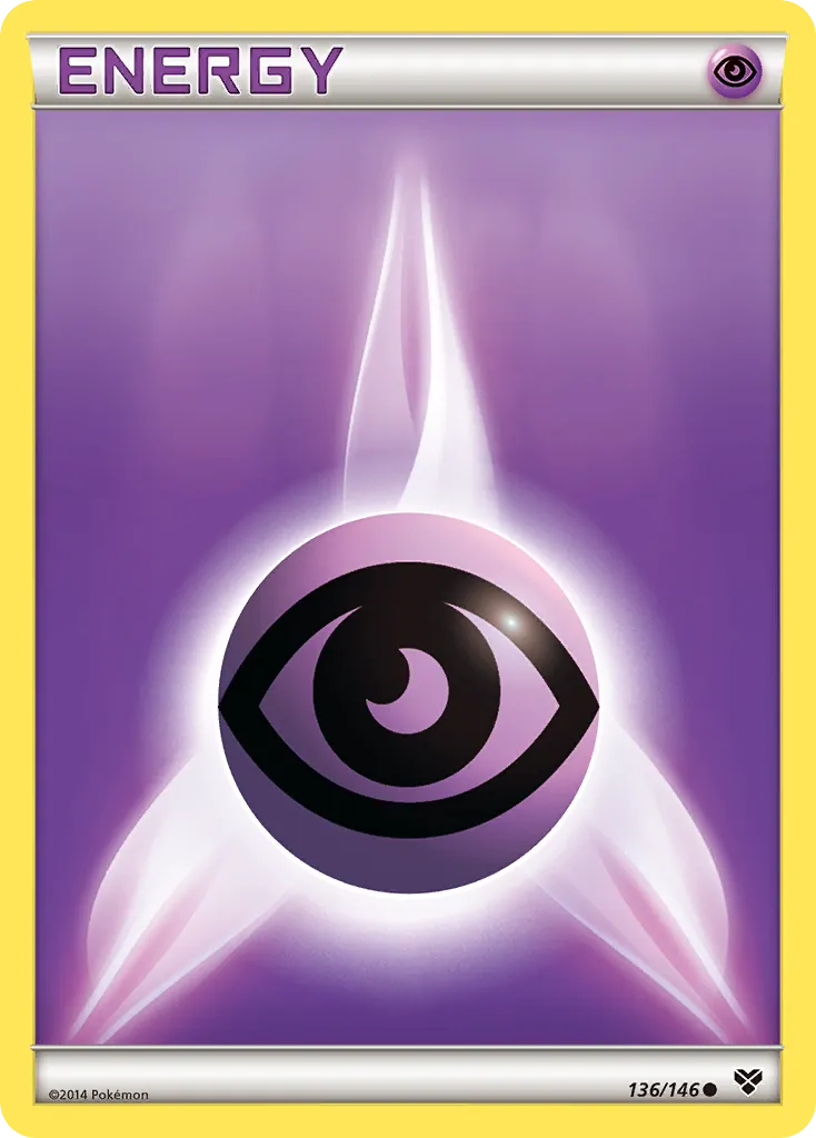 2014 XY Psychic Energy #136/146 Common card image