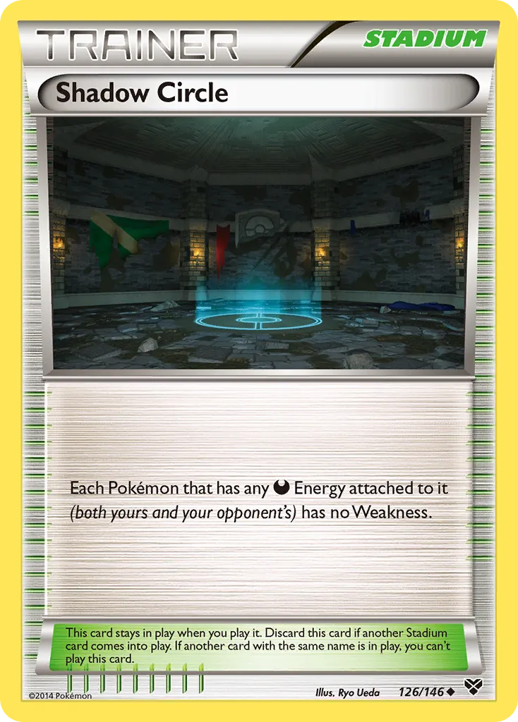 2014 XY Shadow Circle Uncommon #126/146 Uncommon card image