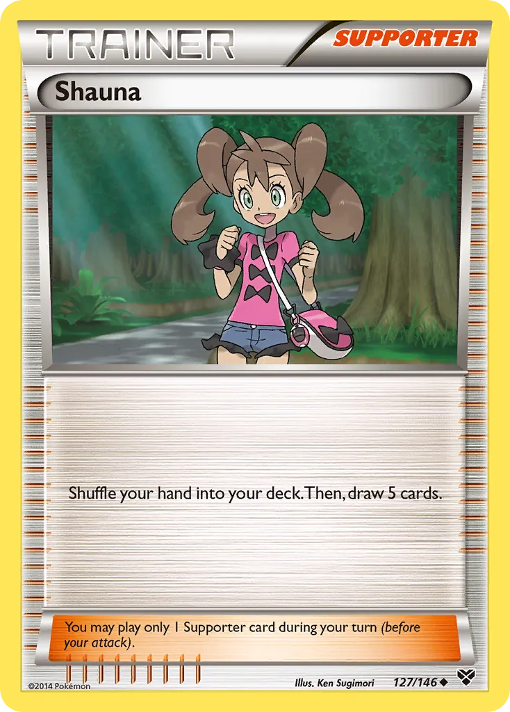 2014 XY Shauna Uncommon #127/146 Uncommon card image