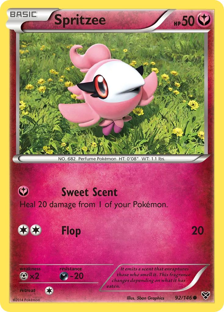 2014 XY Spritzee Common #092/146 Common card image