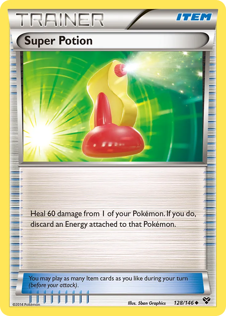 2014 XY Super Potion Uncommon #128/146 Uncommon card image