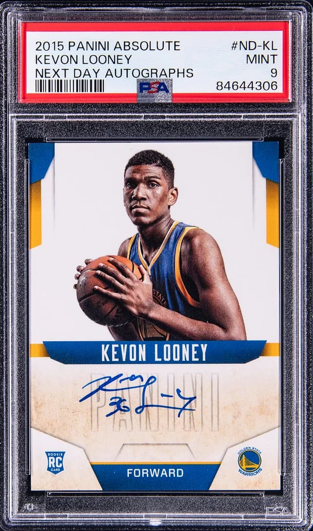 2015-16 Panini Absolute Kevon Looney Next Day Autographs #ND-KL card image