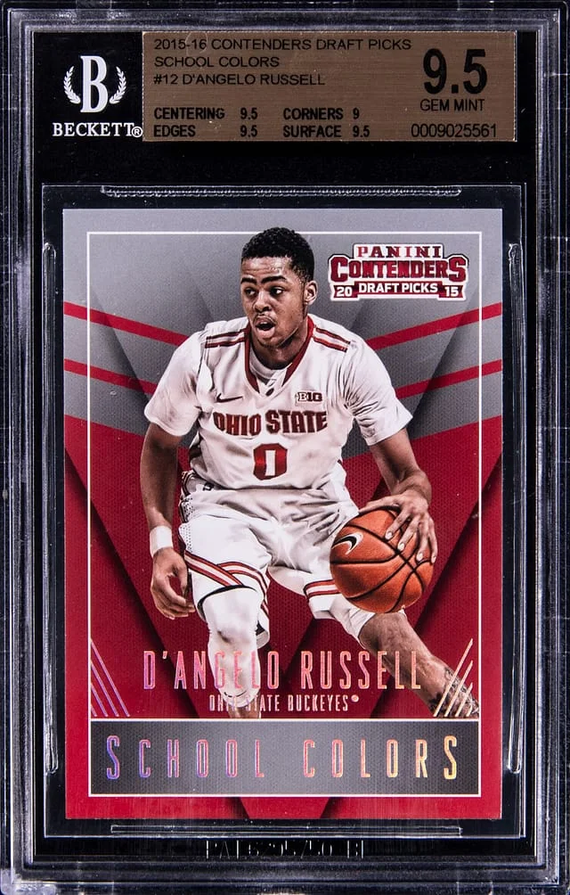 2015-16 Panini Contenders Draft Picks D'Angelo Russell School Colors #12 card image