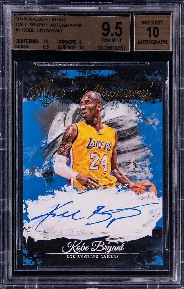 2015-16 Panini Court Kings Kobe Bryant Calligraphy Autographs #C-KB card image