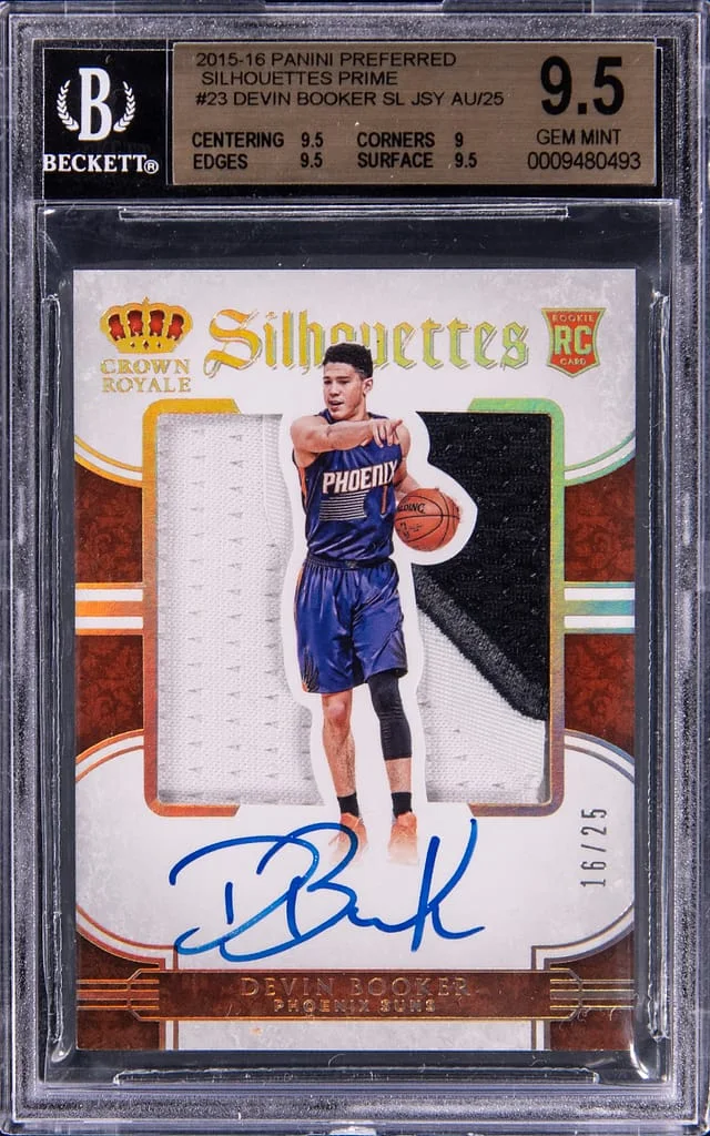 2015-16 Panini Devin Booker Preferred Silhouettes Prime #23 card image
