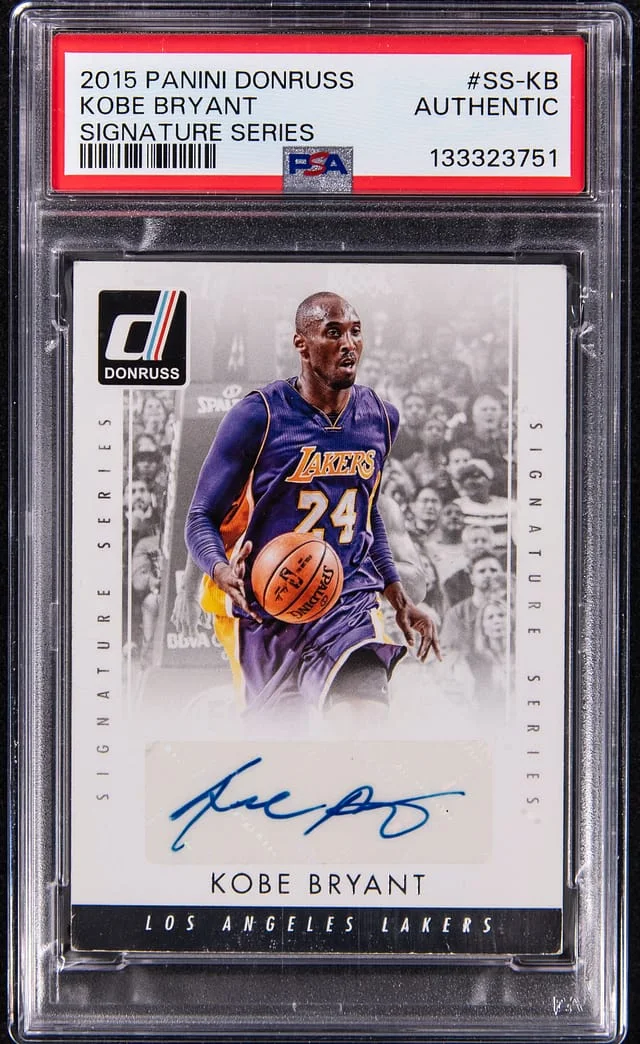 2015-16 Panini Donruss Kobe Bryant Signature Series #SS-KB card image