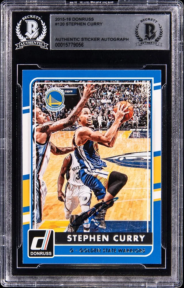 2015-16 Panini Donruss Stephen Curry #120 card image