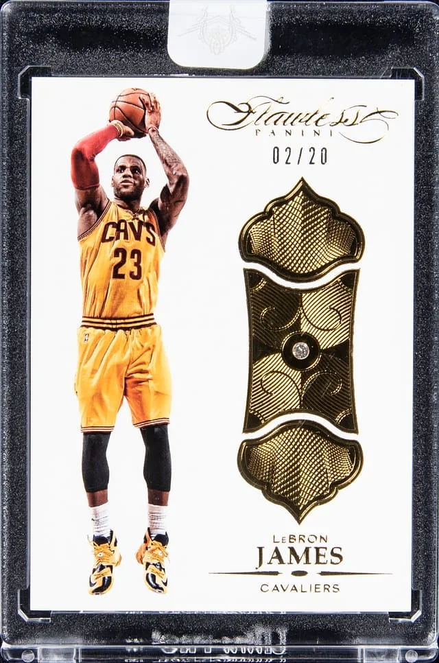 2015-16 Panini Flawless LeBron James #19 card image