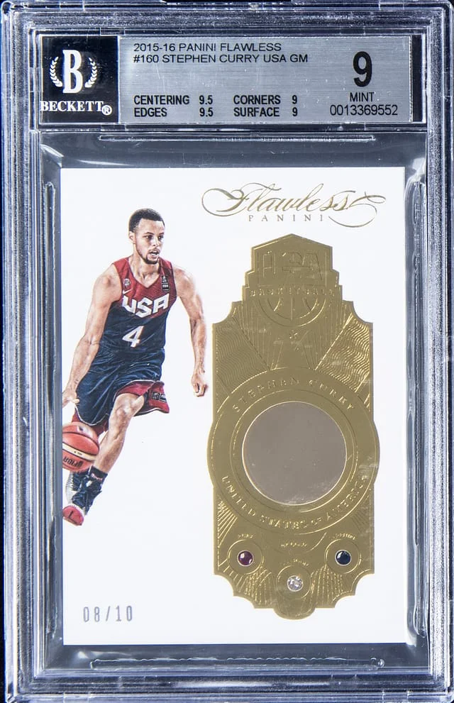 2015-16 Panini Flawless Stephen Curry #160 card image