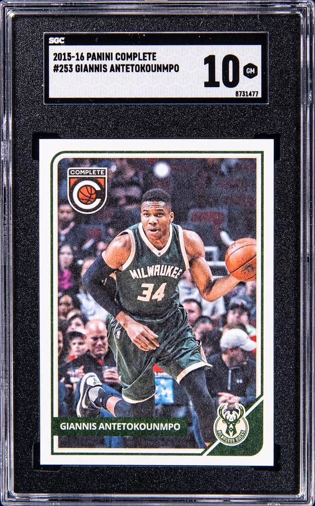 2015-16 Panini Giannis Antetokounmpo Complete #253 card image